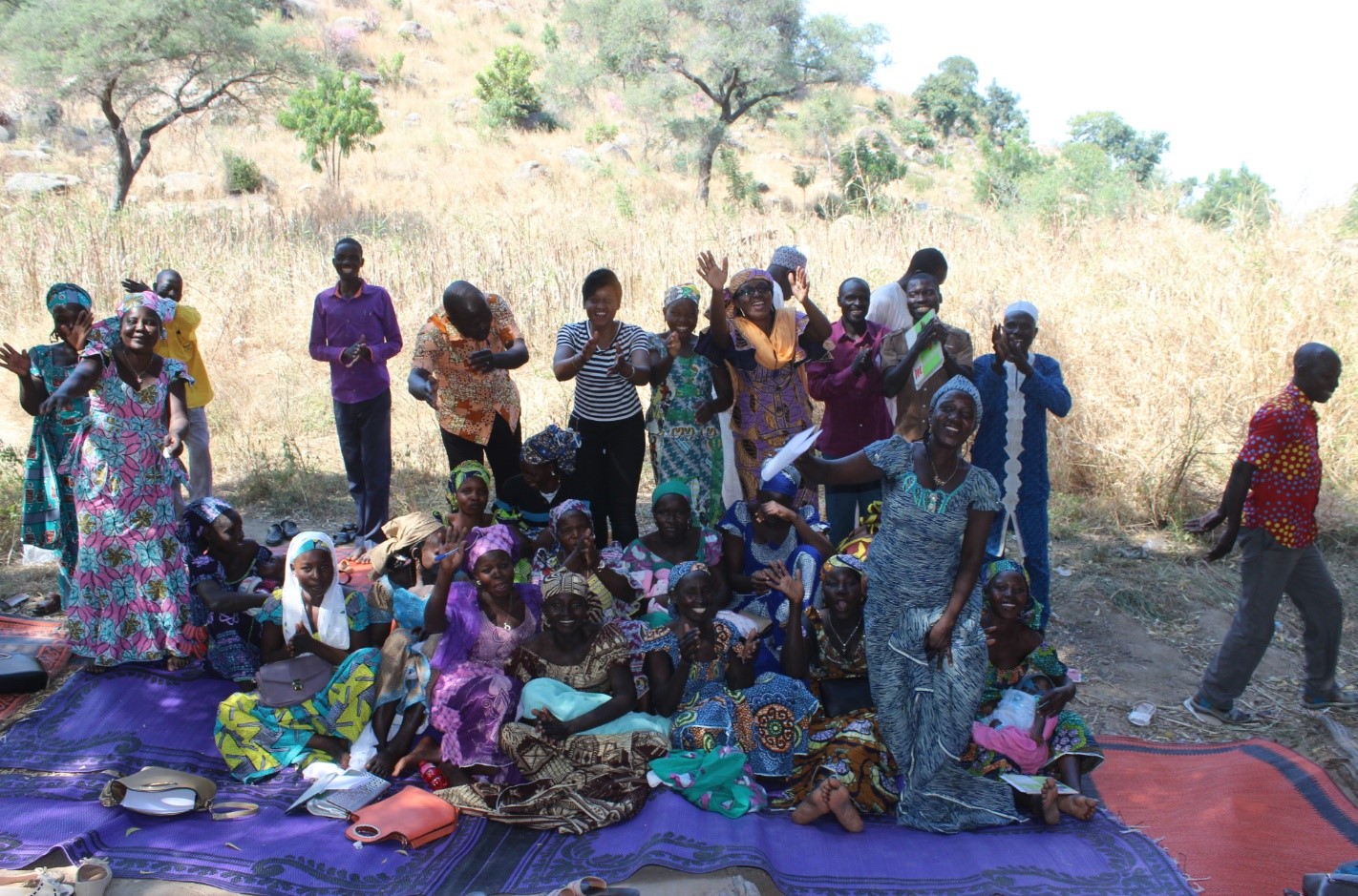 Group photo with Meri Women after the Douvangar Workshop