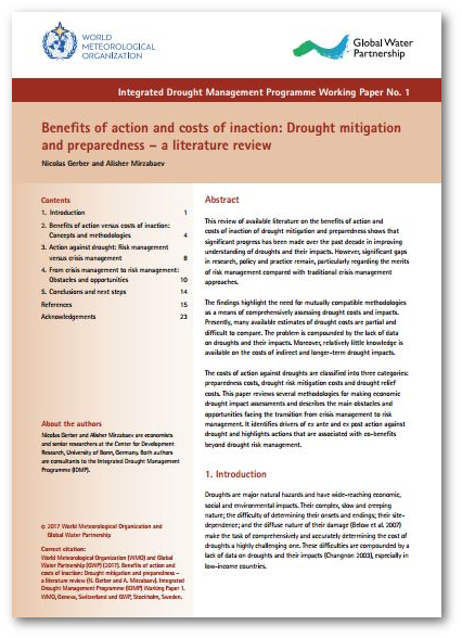Benefits of action and costs of inaction