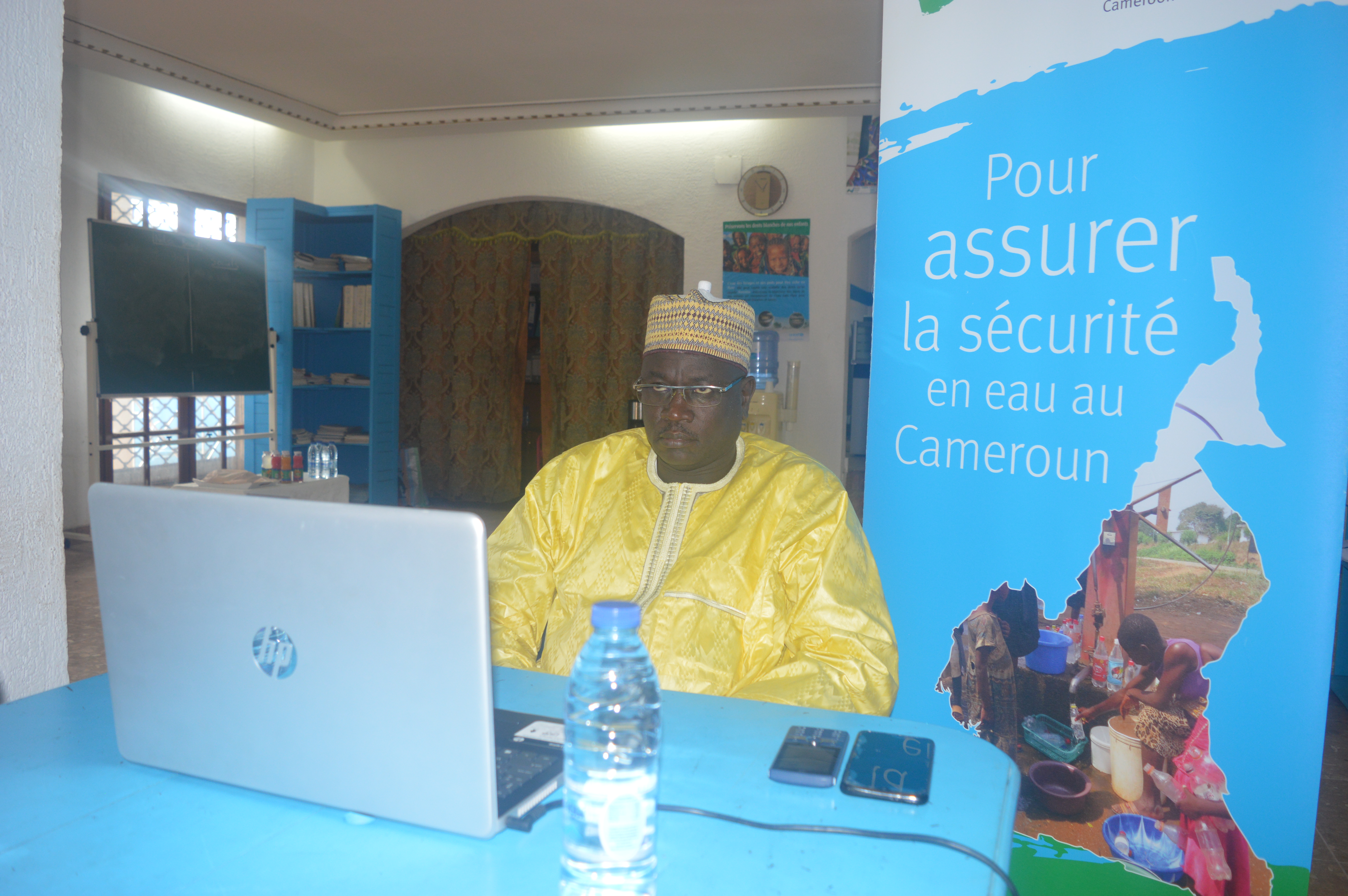 GWP-Cmr President, Mr. Mamoudou Ousman presiding over the 13th Steering Committee Meeting