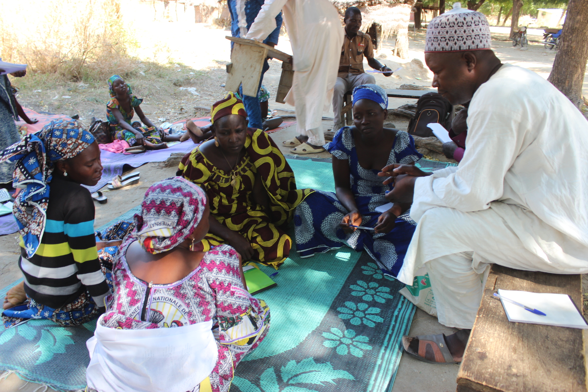 Groupe de travail  avec les femmes de Meri et Godola