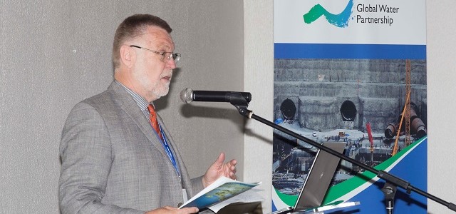 Global Water Partnership Executive Secretary Rudolf Cleveringa speaking during GWP-SA Consulting Partners Meeting in Johannesburg