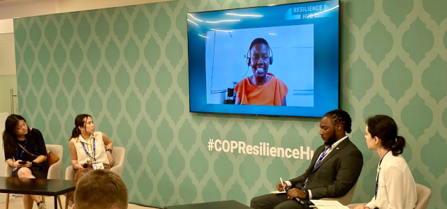 GWL Tanzania Coordinator Ms. Asha Mercy Msoka (virtual panelist) and other panelists discuss “Water and Nature Resilience in the Climate Era: Innovative, Holistic and Effective Governance.”