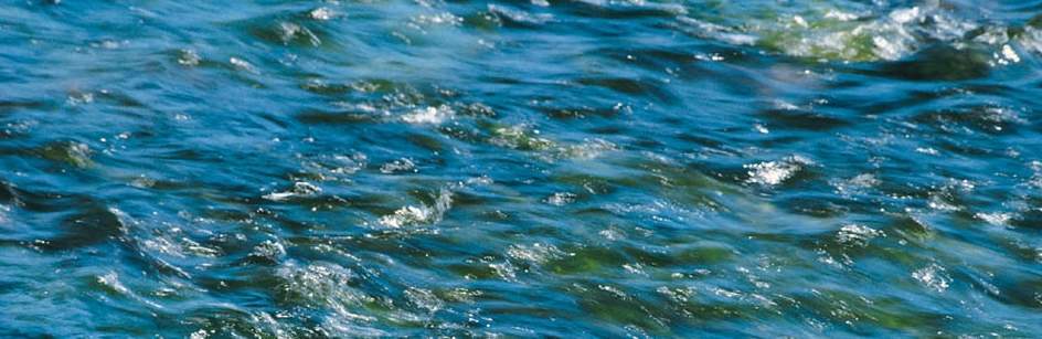Flowing water