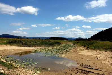 Dried up lake in Slovenia