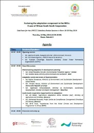 Side event in Bonn 19 May 2016