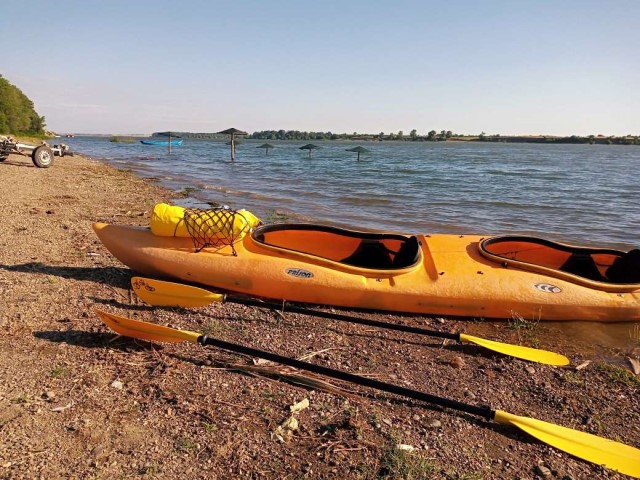 Kayak on the beach