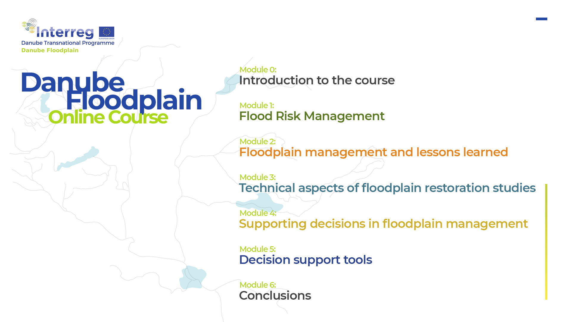 Danube Floodplain Course Structure