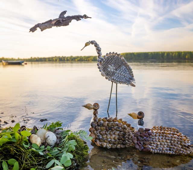 The beauty of the Danube river