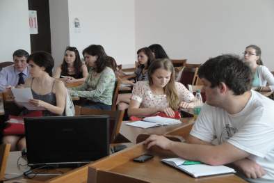 The first presentation of the course to a group of master’s students, postgraduates and staff of Hydrology and Hydroecology Department, Geographic Faculty of the Taras Shevchenko National University of Kyiv on 14 May 2013