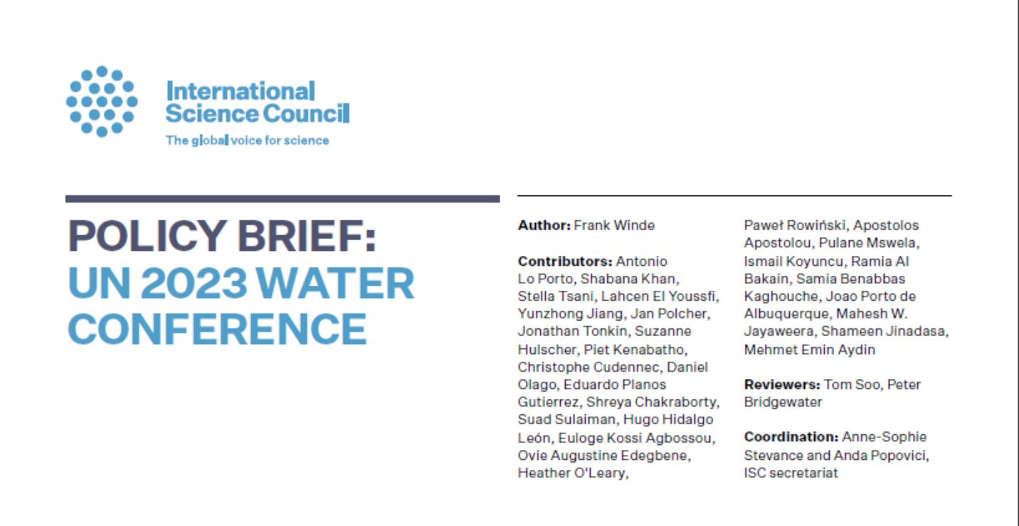 New ISC policy brief: A call for a formal scientific voice in the global  fight against plastic pollution - International Science Council