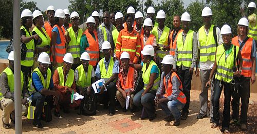 Group picture with officials of the Bissa Gold