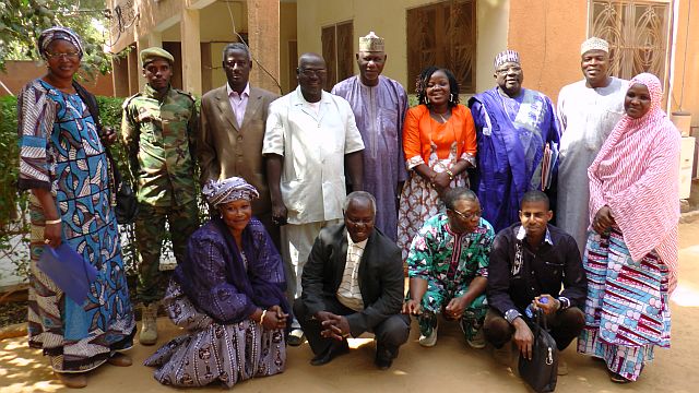 Photo de groupe à Niamey