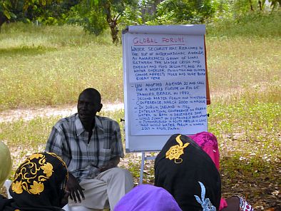 Training session Gambia