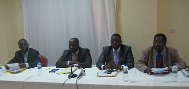 High table at the official ceremony