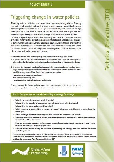 Policy brief 8